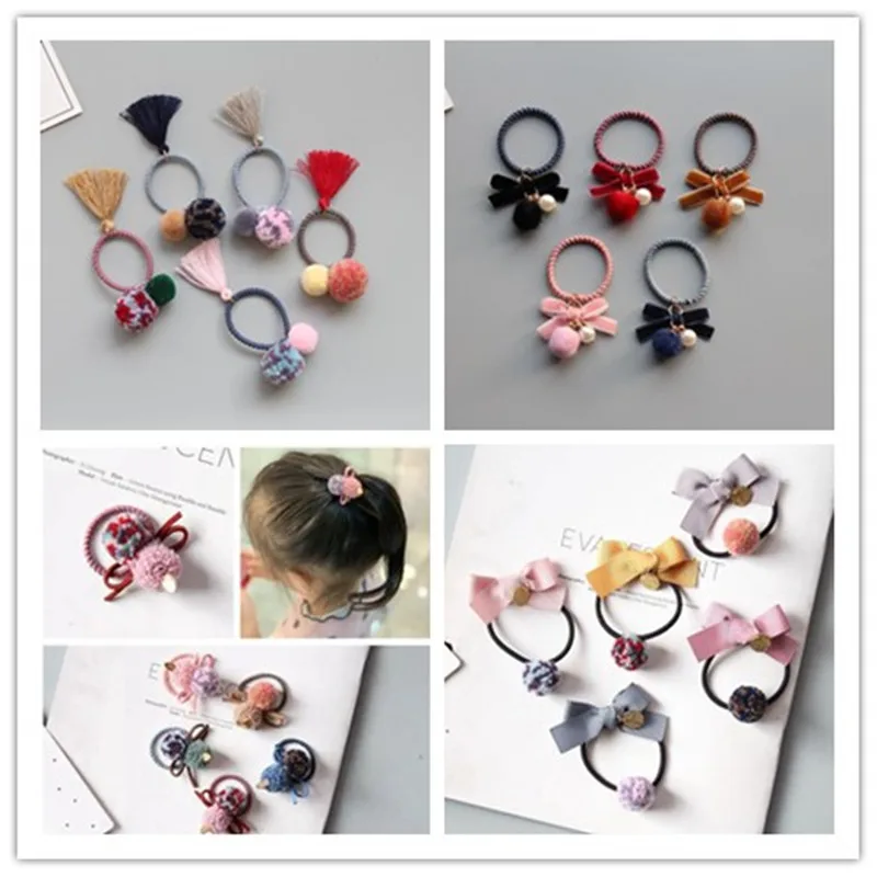 kids elastic hairband hair bow rubber band girls fluffy Pompom Ball Tassel hair ties ponytail holder child hair accessories Q31
kids elastic hairband hair bow rubber band girls fluffy Pompom Ball Tassel hair ties ponytail holder child hair accessories Q31