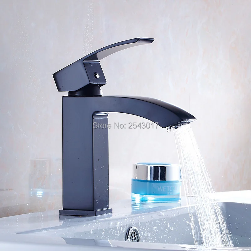 Bathroom Black Waterfall Faucet Basin Sink Mixer Deck Mounted Hot and Cold Water Taps Bathroom Torneira ZR368
Bathroom Black Waterfall Faucet Basin Sink Mixer Deck Mounted Hot and Cold Water Taps Bathroom Torneira ZR368