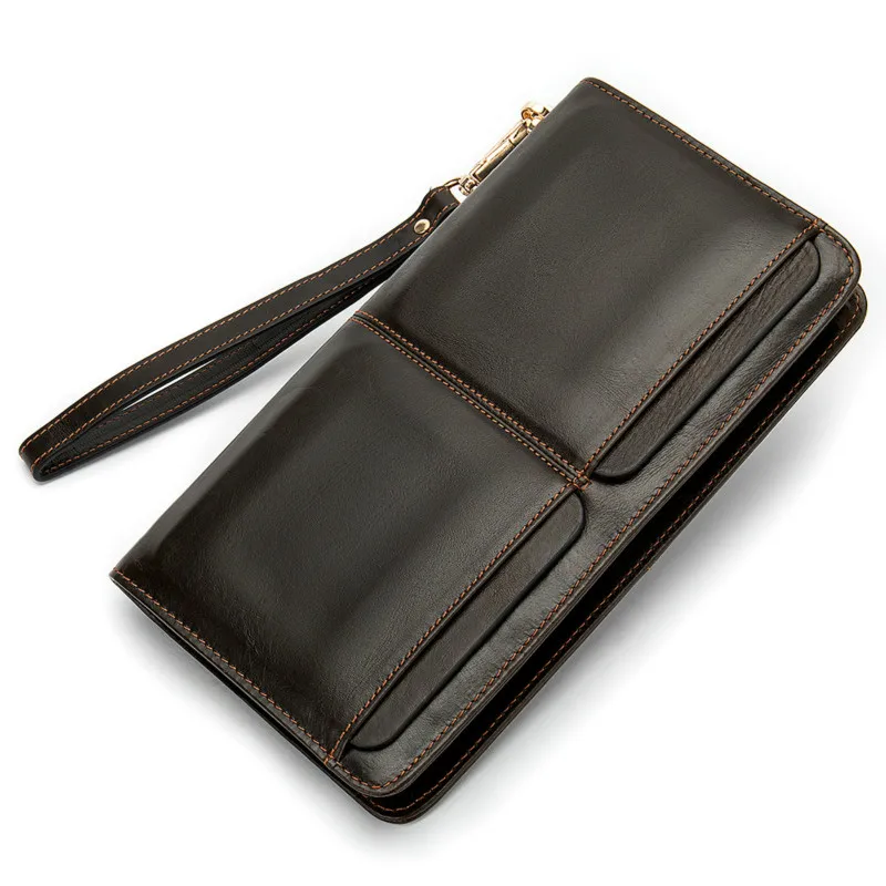 High Quality Luxury Long Genuine Leather Men's Wallet Men Clutch Bags Cow Leather Coin Purse Credit Card Holder Quality Carteira
High Quality Luxury Long Genuine Leather Men's Wallet Men Clutch Bags Cow Leather Coin Purse Credit Card Holder Quality Carteira