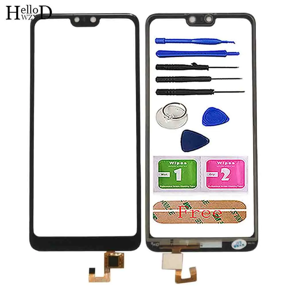 

Touch Screen TouchScreen For Doogee N10 Y7 Touch Screen Digitizer Panel Sensor Repair Part Front Glass 5.84'' Mobile Tools Wipes