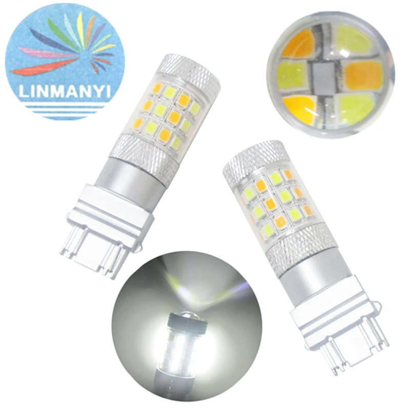 2PCS X 3157 T25 ba15s BAU15S 1156 p21w s25 42led T20 W21W WY21W 7440 light Daytime Running Light+Turn Signal Dual Mode DRL LED
2PCS X 3157 T25 ba15s BAU15S 1156 p21w s25 42led T20 W21W WY21W 7440 light Daytime Running Light+Turn Signal Dual Mode DRL LED