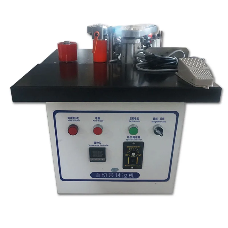 Woodworking small edge banding machine wood Portable speed control desktop tool pvc edge banding machine with cut bander itself
Woodworking small edge banding machine wood Portable speed control desktop tool pvc edge banding machine with cut bander itself