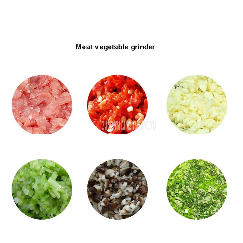 400W 40-60kg/h Stainless Steel Commercial Household Electric Vegetable Grinder Machine Mincer Pepper Garlic Meat Grinder 220V
400W 40-60kg/h Stainless Steel Commercial Household Electric Vegetable Grinder Machine Mincer Pepper Garlic Meat Grinder 220V