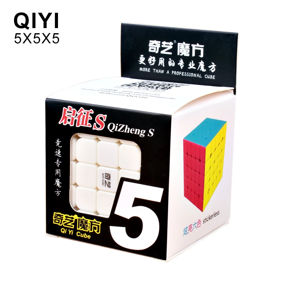 QiYi Qizheng S 5x5x5 Magic Cube Stickerless Professional Puzzle Cubes Educational Toys For Children Speed 5x5 Cube
QiYi Qizheng S 5x5x5 Magic Cube Stickerless Professional Puzzle Cubes Educational Toys For Children Speed 5x5 Cube