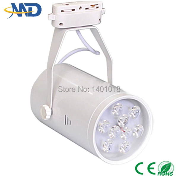2 шт./лот 9 Вт LEDTrack пятно света AC85 265V магазин плафоны для светильников светильник