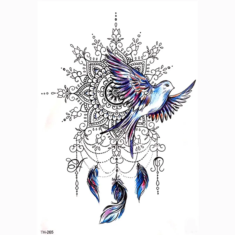 DIY Body Art Temporary Tattoo Colorful Dreamcatcher Swallow Watercolor Painting Drawing Decal Waterproof Tattoos Sticker
DIY Body Art Temporary Tattoo Colorful Dreamcatcher Swallow Watercolor Painting Drawing Decal Waterproof Tattoos Sticker