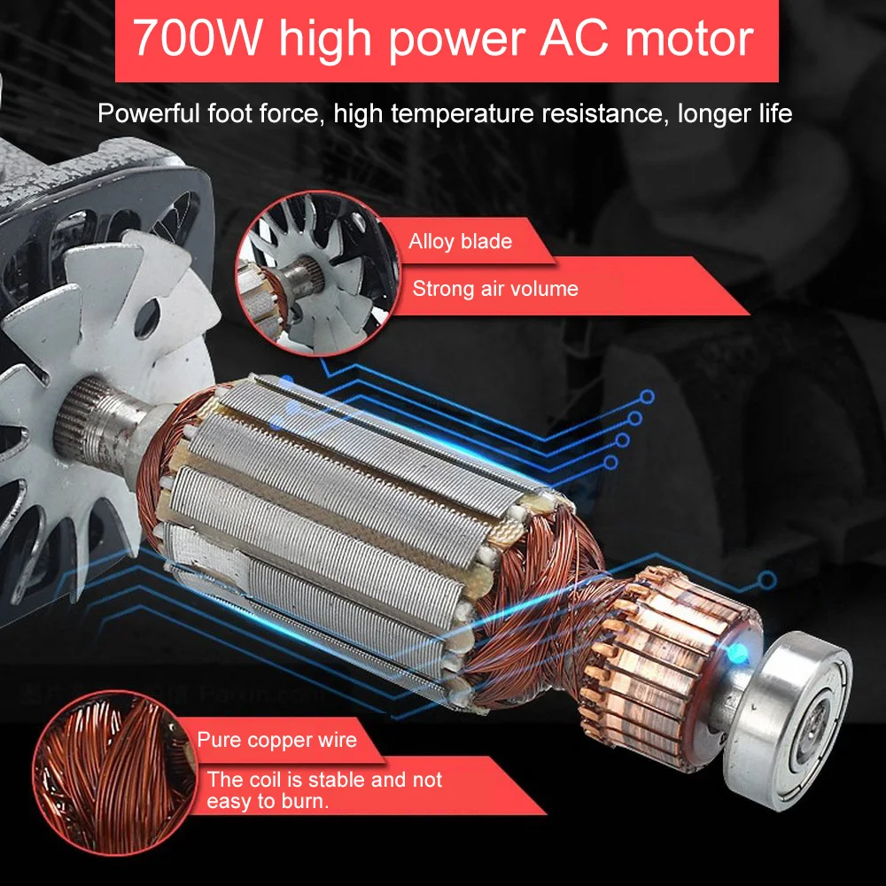 700W High-performance Machining Steel Casting Gears Angle Grinder Electric Single speed Electric Angle Grinder Cut-Off Tool
700W High-performance Machining Steel Casting Gears Angle Grinder Electric Single speed Electric Angle Grinder Cut-Off Tool