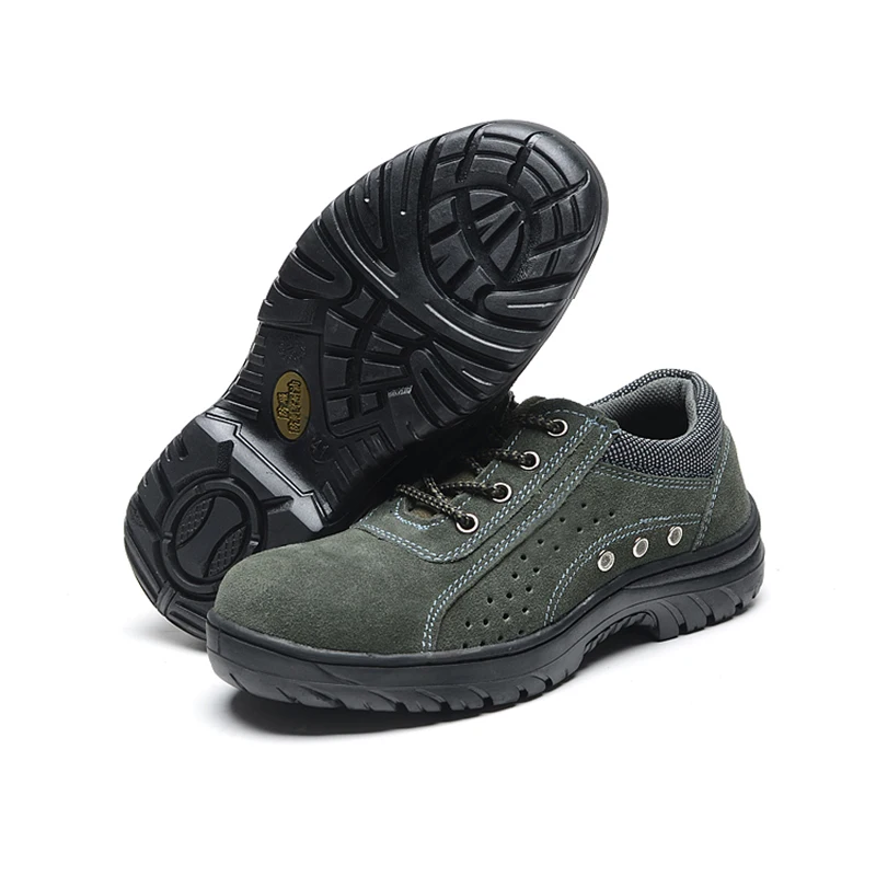 With Breathable Holes and Cool Steel Toe Cap Safety Shoe Genuine Leather Casual Footwear Outdoor Puncture Proof working safety
With Breathable Holes and Cool Steel Toe Cap Safety Shoe Genuine Leather Casual Footwear Outdoor Puncture Proof working safety