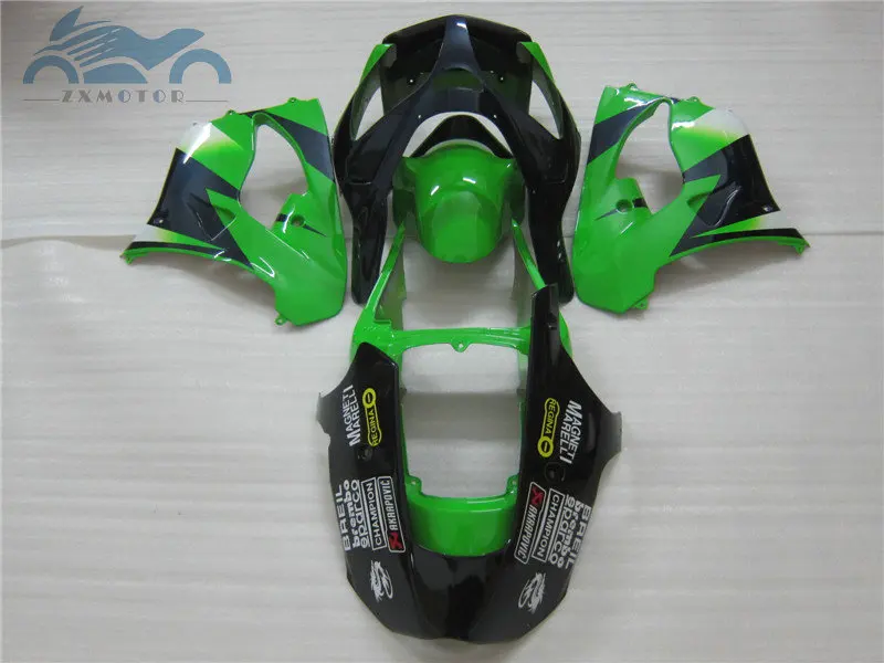 Custom Motorcycle ABS fairing set for Kawasaki Ninja ZX 9R Fairings kit 2002 2003 ZX9R 02 03 green black road racing body parts
Custom Motorcycle ABS fairing set for Kawasaki Ninja ZX 9R Fairings kit 2002 2003 ZX9R 02 03 green black road racing body parts