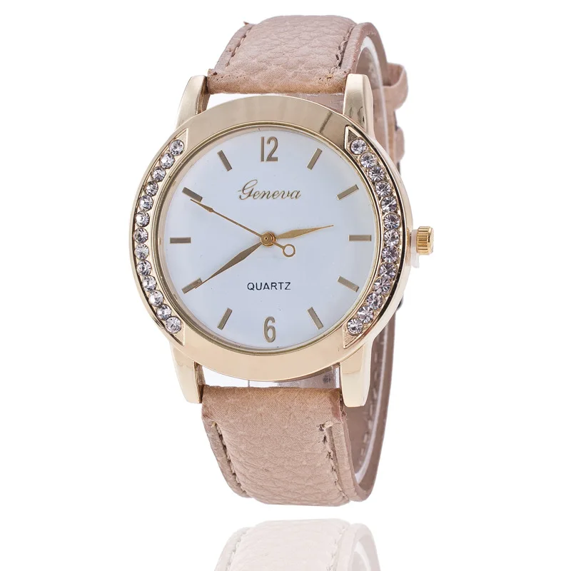 2020 Fashion Geneva Brand Leather Watches Women Ladies Crystal Dress Quartz Wristwatch Relogio Feminino Montre Femme
2020 Fashion Geneva Brand Leather Watches Women Ladies Crystal Dress Quartz Wristwatch Relogio Feminino Montre Femme