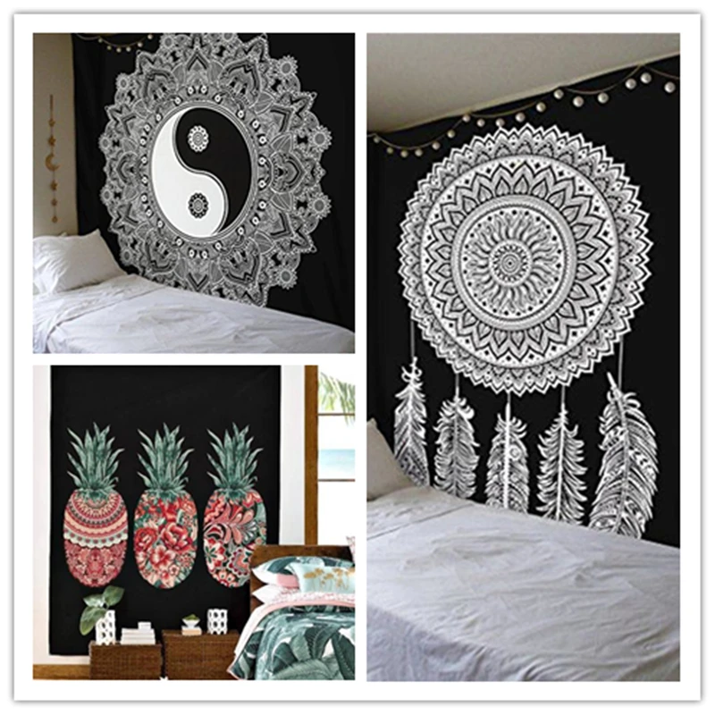 New Cilected Black And White Wall Cloth Tapestries Feather Printed Mandala Tapestry Wall Hanging Home Decor Beach Throw Mat
New Cilected Black And White Wall Cloth Tapestries Feather Printed Mandala Tapestry Wall Hanging Home Decor Beach Throw Mat