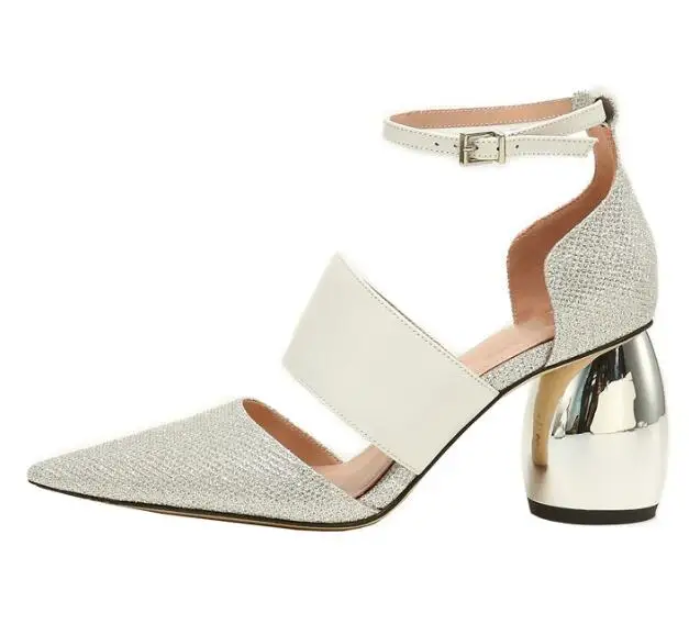 Carole Levy Glitter Embellished High Heel Shoes Woman 2019 Summer Pointed Toe Thick Heels Sandal Ankle Strap Cutouts Shoes
Carole Levy Glitter Embellished High Heel Shoes Woman 2019 Summer Pointed Toe Thick Heels Sandal Ankle Strap Cutouts Shoes