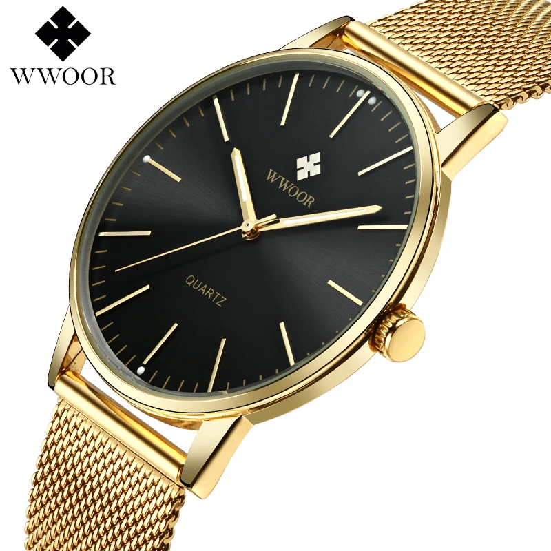 WWOOR Top Luxury Brand Quartz watch men Casual Japan quartz-watch stainless steel Mesh strap ultra thin clock male Relogio New
WWOOR Top Luxury Brand Quartz watch men Casual Japan quartz-watch stainless steel Mesh strap ultra thin clock male Relogio New