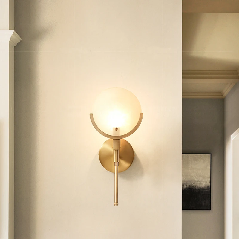 Bedside Lamp Club Hotel Guest Room Wall Light Aisle Stair Lamp Modern led Wall Lamp American All Copper Wall Lamp Bathroom Light
Bedside Lamp Club Hotel Guest Room Wall Light Aisle Stair Lamp Modern led Wall Lamp American All Copper Wall Lamp Bathroom Light