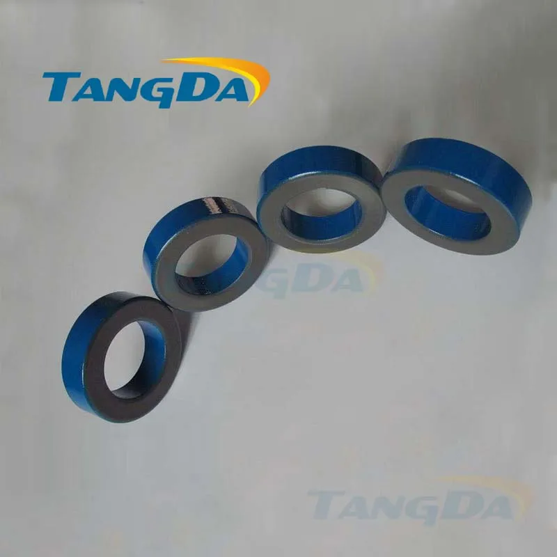 

Tangda Iron powder cores T200-1 OD*ID*HT 51*32*14 mm 25nH/N2 20uo Iron dust core Ferrite Toroid Core toroidal blue gray
