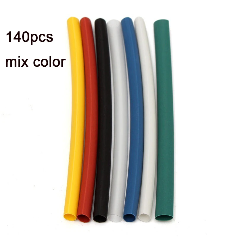 140 Pcs colorful Tubing Polyolefin multi-color Heat Shrink Wire Wrap Sleeve Car Electrical Cable Tube hot selling free shipping
140 Pcs colorful Tubing Polyolefin multi-color Heat Shrink Wire Wrap Sleeve Car Electrical Cable Tube hot selling free shipping