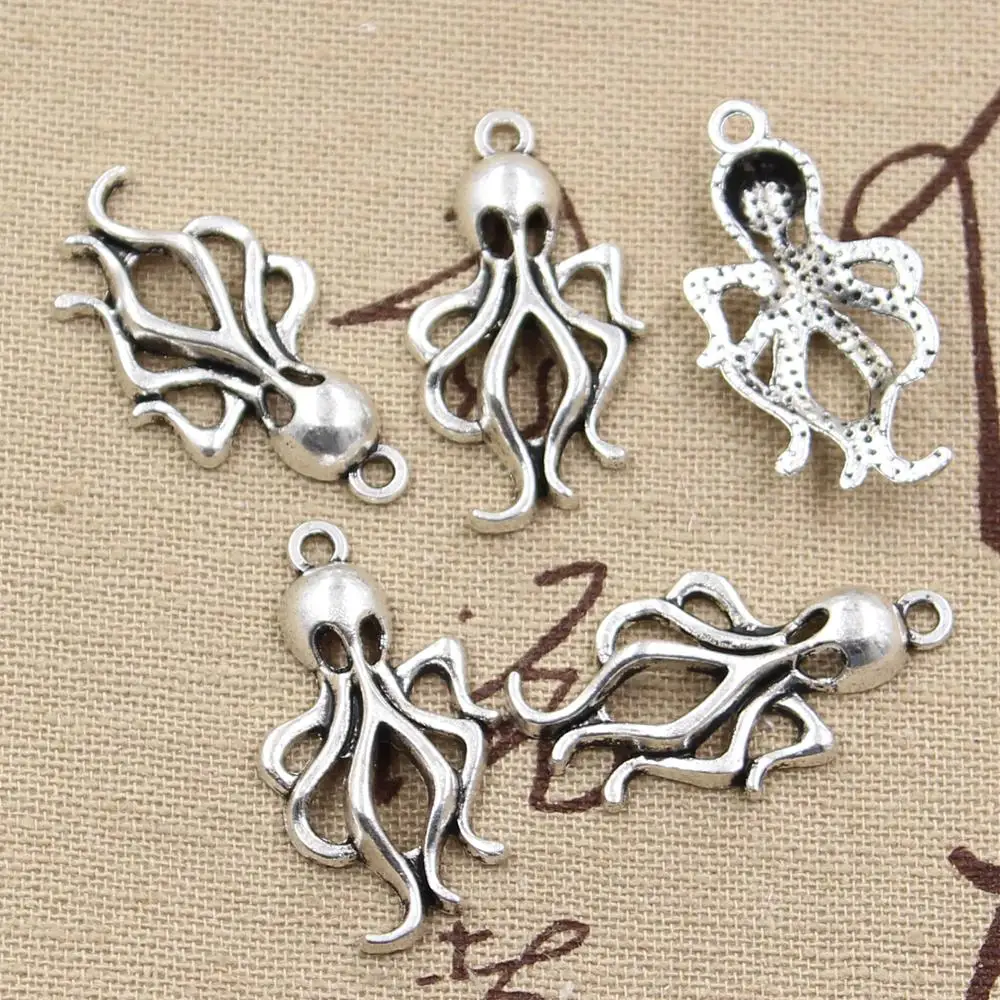 12pcs Charms Octopus 32x17mm Antique Making Pendant fit,Vintage Tibetan Bronze Silver color,DIY Handmade Jewelry
12pcs Charms Octopus 32x17mm Antique Making Pendant fit,Vintage Tibetan Bronze Silver color,DIY Handmade Jewelry
