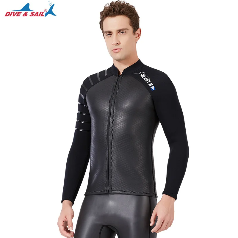 Men's 3mm Wetsuits Jacket Long Sleeve Neoprene Wetsuits Top / 1.5mm Wetsuit Pants Snorkeling Scuba Surf Canoe Diving Suits Man
Men's 3mm Wetsuits Jacket Long Sleeve Neoprene Wetsuits Top / 1.5mm Wetsuit Pants Snorkeling Scuba Surf Canoe Diving Suits Man