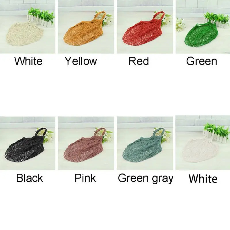 Mesh Net Shopping Bag Reusable Grocery Bag Eco Friendly Woven Cotton Bag Fruit Storage Handbag Casual Handbag #137
Mesh Net Shopping Bag Reusable Grocery Bag Eco Friendly Woven Cotton Bag Fruit Storage Handbag Casual Handbag #137