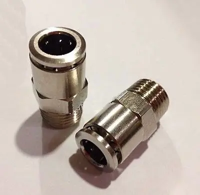 3/8" BSP Male to Fit Tube O/D 6mm Pneumatic Nickel Brass Push In Connector Union Quick Release Air Fitting Plumbing
3/8" BSP Male to Fit Tube O/D 6mm Pneumatic Nickel Brass Push In Connector Union Quick Release Air Fitting Plumbing