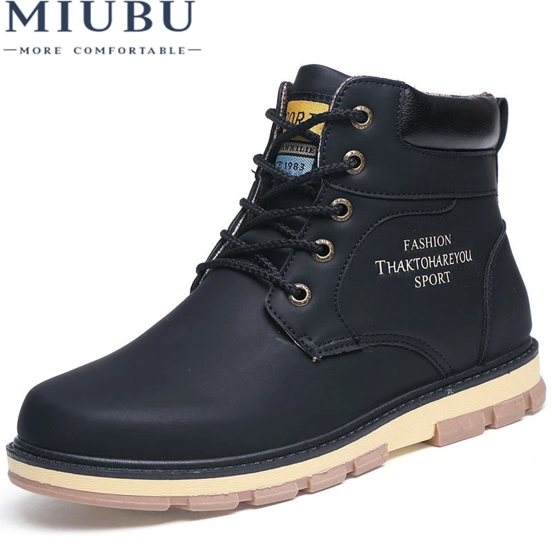 MIUBU Brand Hot Newest Keep Warm Men Winter Boots High Quality pu Leather Wear Resisting Casual Shoes Working Fashion Men Boots
MIUBU Brand Hot Newest Keep Warm Men Winter Boots High Quality pu Leather Wear Resisting Casual Shoes Working Fashion Men Boots