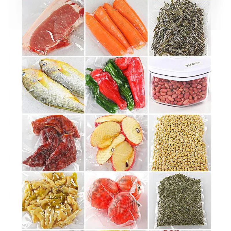 Kitchen Automatic Food Vacuum Sealing Machine Vacuum Packaging Machine Preservation Machine with 15pcs Sealing Bags
Kitchen Automatic Food Vacuum Sealing Machine Vacuum Packaging Machine Preservation Machine with 15pcs Sealing Bags