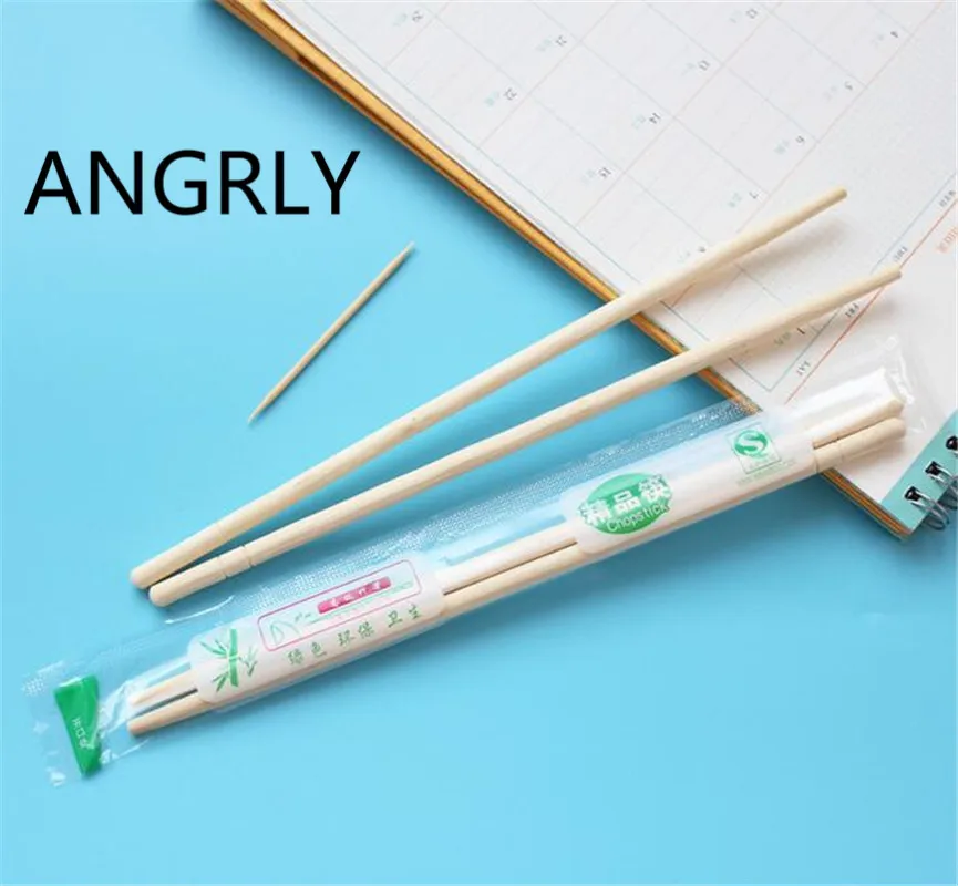 100pcs Environmental disposable chopsticks 5.5mm diameter Restaurant bamboo chopsticks Solid wood Individual packing + toothpick
100pcs Environmental disposable chopsticks 5.5mm diameter Restaurant bamboo chopsticks Solid wood Individual packing + toothpick