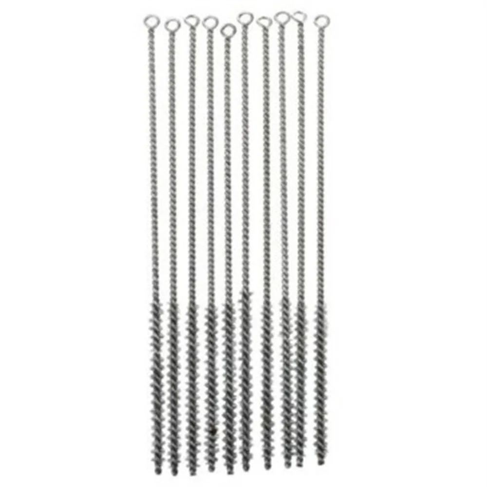 10Pcs 28cm Total Length 8mm Brush Diameter Spiral Twisted Steel Wire Test Tube Cleaning Clean Brush
10Pcs 28cm Total Length 8mm Brush Diameter Spiral Twisted Steel Wire Test Tube Cleaning Clean Brush