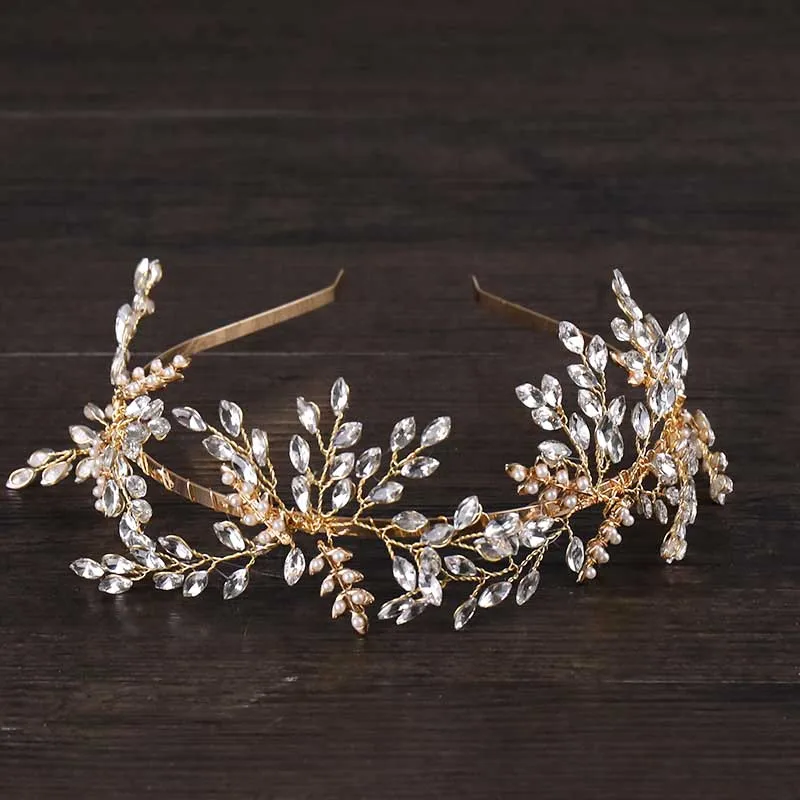 Rhinestone Headbands for Women Luxury Crystal Leaf Tiaras abd Crowns Hairbands Bridal Wedding Veil Decor Jewelry Headdress
Rhinestone Headbands for Women Luxury Crystal Leaf Tiaras abd Crowns Hairbands Bridal Wedding Veil Decor Jewelry Headdress