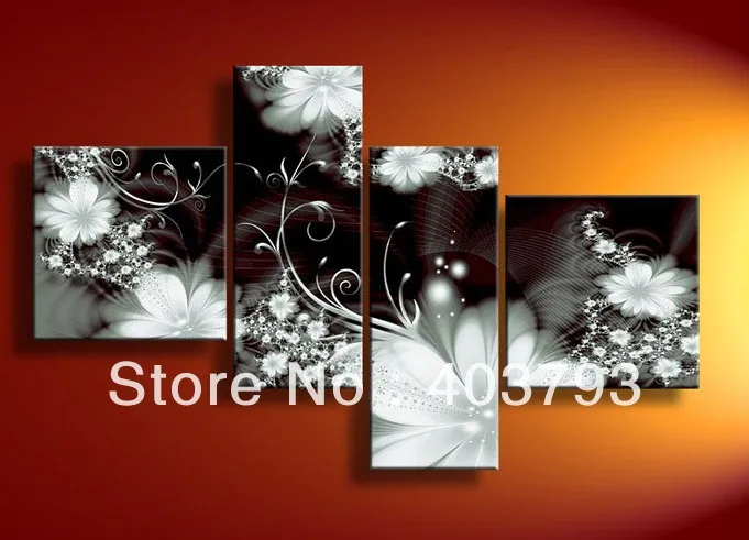 4pc NEW modern Wall Art Oil Painting On Canvas Symphony Of Flowers r for living room no frame free shipping
4pc NEW modern Wall Art Oil Painting On Canvas Symphony Of Flowers r for living room no frame free shipping