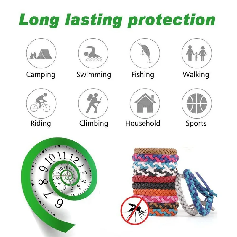 12PCS Leather Braided Mosquito Repellent Bracelets Wristbands and 24PCS Anti Mosquito Repellent Stickers mosquito pulsera
12PCS Leather Braided Mosquito Repellent Bracelets Wristbands and 24PCS Anti Mosquito Repellent Stickers mosquito pulsera