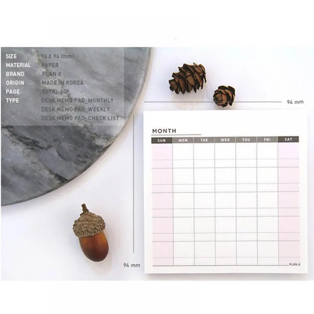 1PCS/60Pages Schedule Organizer Check List Sticky Note Memo Pad Week Planner Sticker Student Child Kids Stationery
1PCS/60Pages Schedule Organizer Check List Sticky Note Memo Pad Week Planner Sticker Student Child Kids Stationery