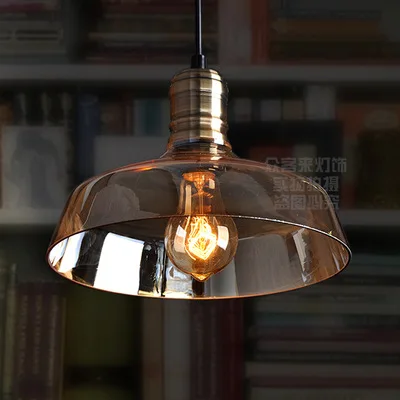 

Vintage Pendant Lights Loft Pendant Lamp Retro Hanging Lamp glass Lampshade For Restaurant /Bar/Coffee Shop Home Luminarias