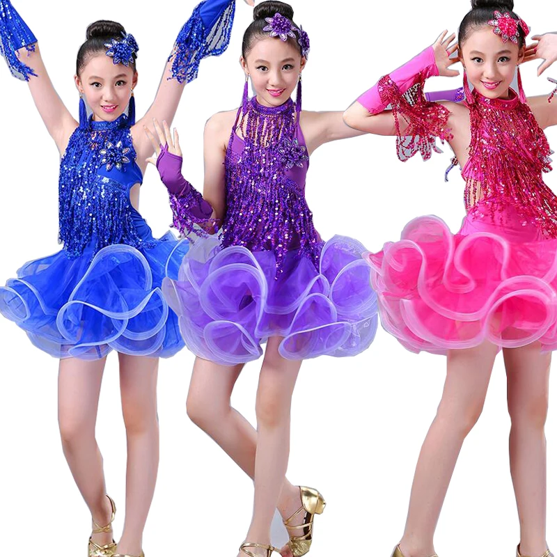 Children Sequined Tassel Latin Dance Dress Girls Salsa Ballroom Dancing Clothing Competition Costumes Kids Stage Dance Outfits
Children Sequined Tassel Latin Dance Dress Girls Salsa Ballroom Dancing Clothing Competition Costumes Kids Stage Dance Outfits