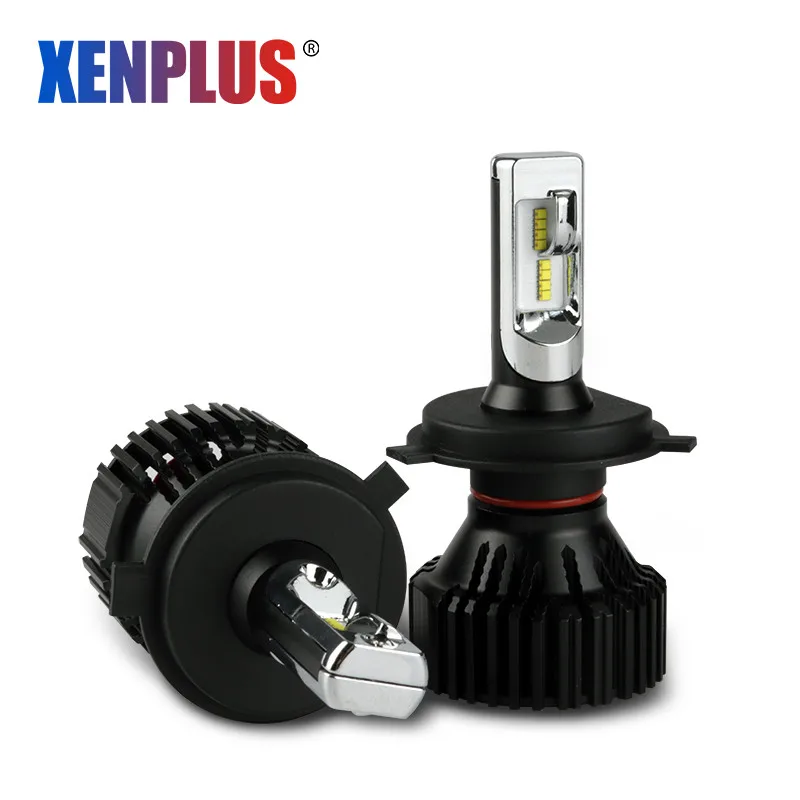 Светодиодные фары Xenplus T8 H7 H1 H3 H27 HB3 HB4 H4 H11 H8 9007 9005 9006 H13 дальний/ближний свет ZES 12 В 5202