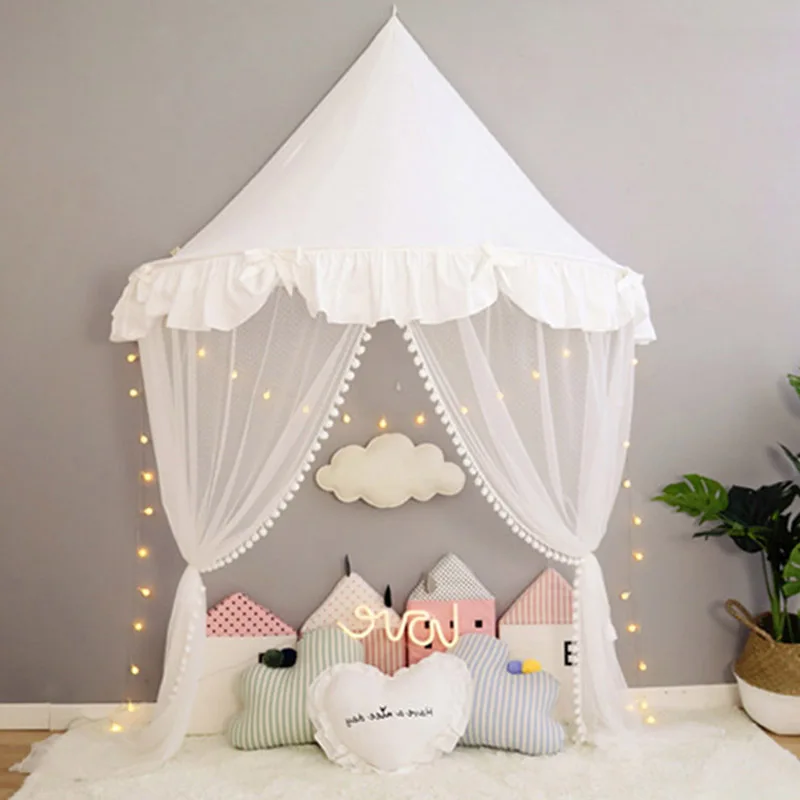 Baby Crib Mosquito Netting Tent for Kids Girls Princess Bed Canopy Children Play House Tent Tipi Enfant Teepees Home Decoration
Baby Crib Mosquito Netting Tent for Kids Girls Princess Bed Canopy Children Play House Tent Tipi Enfant Teepees Home Decoration