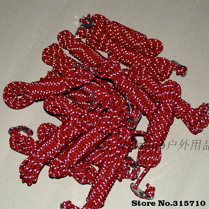 4pcs/1Lot 3.5m Reflective Wind Rope 5mm Top Outdoor Sun Shelter Awning Camping Nightlight Windproof Noose Tent Rope
4pcs/1Lot 3.5m Reflective Wind Rope 5mm Top Outdoor Sun Shelter Awning Camping Nightlight Windproof Noose Tent Rope