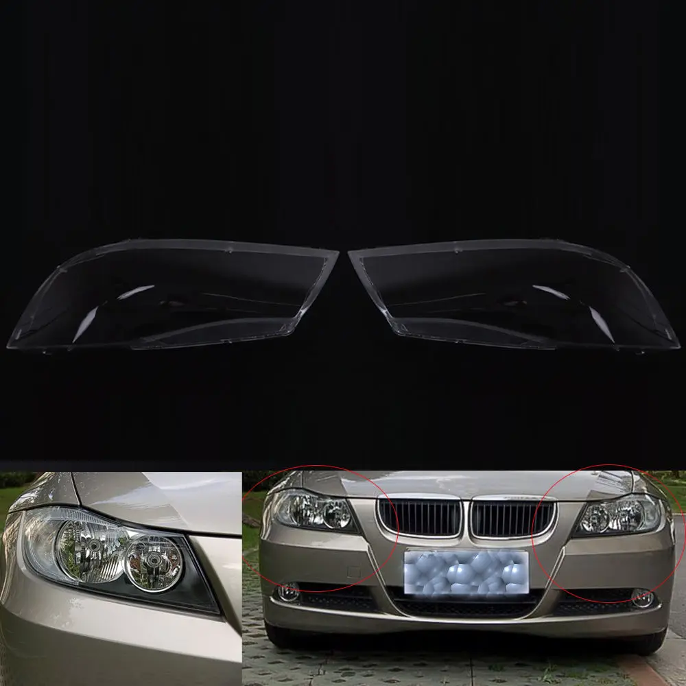 Pair of Car Headlight Cover Halogen lamp Clear Lens Headlamp Shell Fit for BMW E90 3 Series 323i 328i 328xi 2004-2007 -4 Door
Pair of Car Headlight Cover Halogen lamp Clear Lens Headlamp Shell Fit for BMW E90 3 Series 323i 328i 328xi 2004-2007 -4 Door