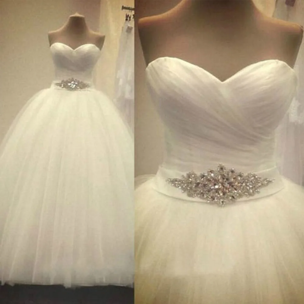 Beaded Ball Gown Wedding Dress 2020 Real Images Sweetheart White Tulle Plus Size Corset Bridal Gowns Custom Made Wedding Gown
Beaded Ball Gown Wedding Dress 2020 Real Images Sweetheart White Tulle Plus Size Corset Bridal Gowns Custom Made Wedding Gown