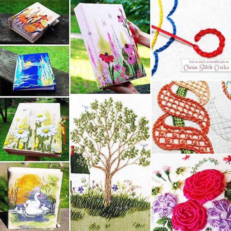 Embroidery Starter Kit Cross Stitch Set Including 50 Color Embroidery Threads 5 Pieces Bamboo Embroidery Hoops for Beginners
Embroidery Starter Kit Cross Stitch Set Including 50 Color Embroidery Threads 5 Pieces Bamboo Embroidery Hoops for Beginners