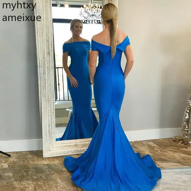 Plus Size Royal Blue Event Evening Dresses Mermaid Style Off The Shoulder Formal Party Sweep Train 2021 Gowns Robe De Soiree
Plus Size Royal Blue Event Evening Dresses Mermaid Style Off The Shoulder Formal Party Sweep Train 2021 Gowns Robe De Soiree