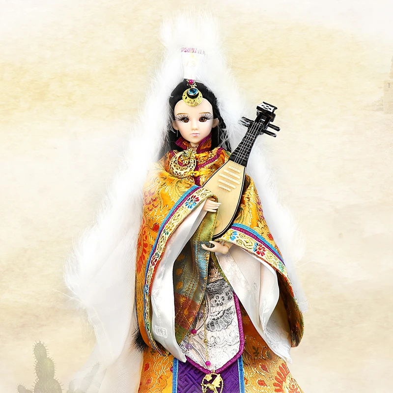 Фото Коллекционные старинные китайские куклы модель кукла Ван чжаоцзюнь винтажные(Aliexpress на русском)