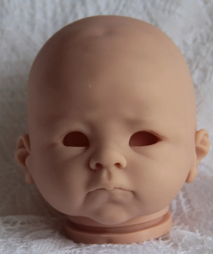 22 дюйма Reborn Doll Kit неокрашенные детали куклы Мягкий силикон винил реалистичный