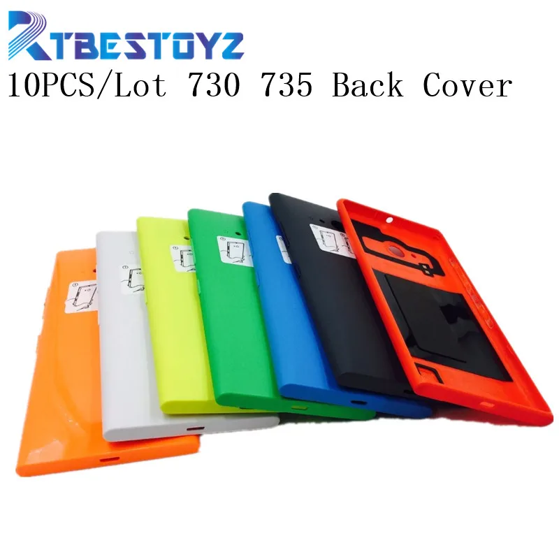 RTBESTOYZ 10PCS/Lot Back Cover For Nokia lumia 730 Battery Cover Case For Lumia 735 With Side Button 
RTBESTOYZ 10PCS/Lot Back Cover For Nokia lumia 730 Battery Cover Case For Lumia 735 With Side Button
