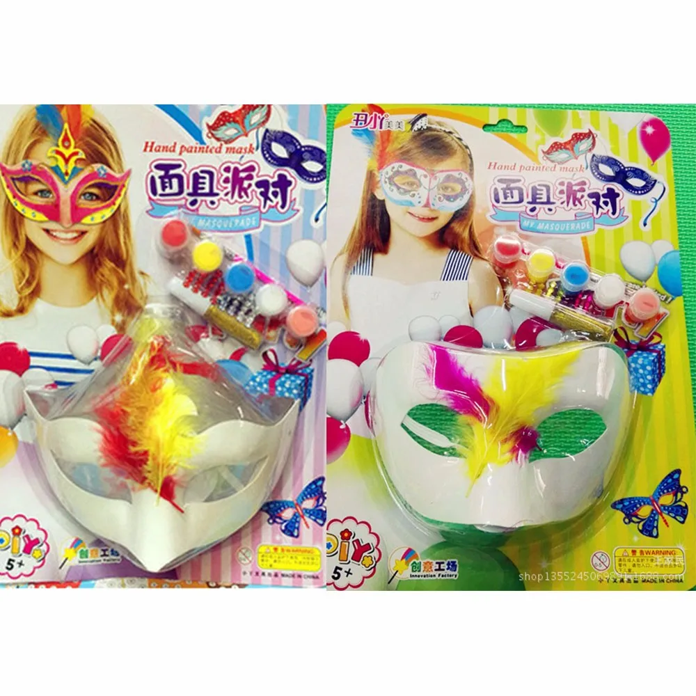 HATOSTEPED childMask White Hand-Painted Mask Half Face Mask Halloween Blank Paper DIY Mask With Pigment Christmas Gifts For Kids
HATOSTEPED childMask White Hand-Painted Mask Half Face Mask Halloween Blank Paper DIY Mask With Pigment Christmas Gifts For Kids