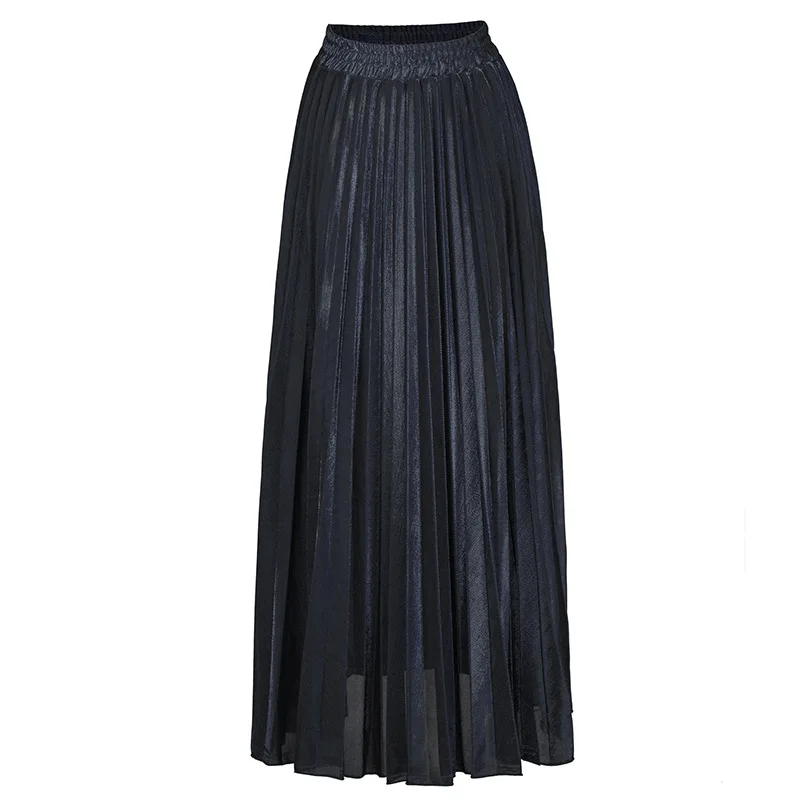 Coldker skirt Women's Elastic Waist Retro Luster Elegant Metallic Pleated A Line Maxi Skirts
Coldker skirt Women's Elastic Waist Retro Luster Elegant Metallic Pleated A Line Maxi Skirts