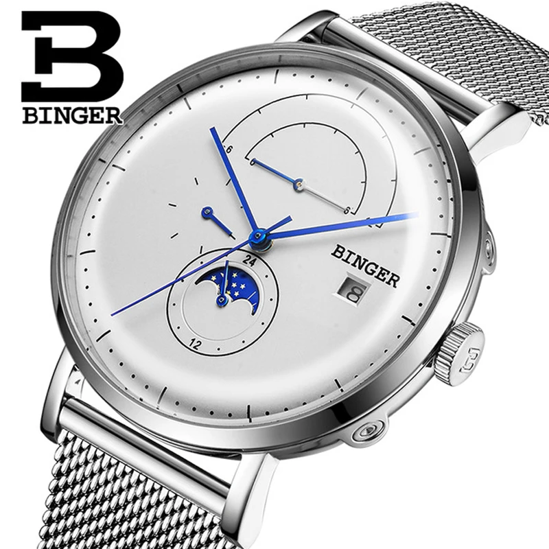 Ultra-thin Sapphire Mens Watches Top Brand Luxury Automatic Mechanical Men Watch Fashion Moon Phase Full Steel Waterproof Clock
Ultra-thin Sapphire Mens Watches Top Brand Luxury Automatic Mechanical Men Watch Fashion Moon Phase Full Steel Waterproof Clock