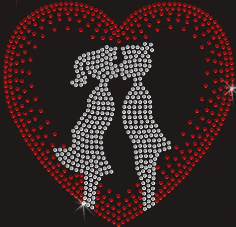 Heart Valentines Applique fixing rhinestones hot fix rhinestone transfers iron on crystal transfers design
Heart Valentines Applique fixing rhinestones hot fix rhinestone transfers iron on crystal transfers design
