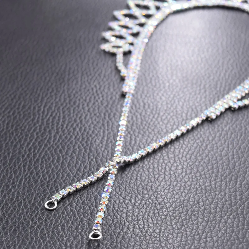 10pcs crystal AB color rhinestones long necklines sew on for clothing bridal dress sewing patches necklace for women NE-106
10pcs crystal AB color rhinestones long necklines sew on for clothing bridal dress sewing patches necklace for women NE-106