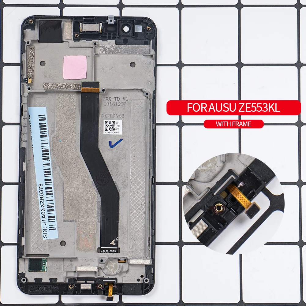 With big Burn Shadow Original 5.5"For ASUS Zenfone 3 Zoom ZE553KL LCD Display Touch Screen Frame Digitizer Assembly For ASUS LCD
With big Burn Shadow Original 5.5"For ASUS Zenfone 3 Zoom ZE553KL LCD Display Touch Screen Frame Digitizer Assembly For ASUS LCD